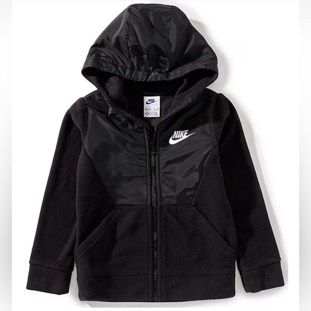 NWT Little Boys Long-Sleeve Color Block Hooded Jacket Size 4T